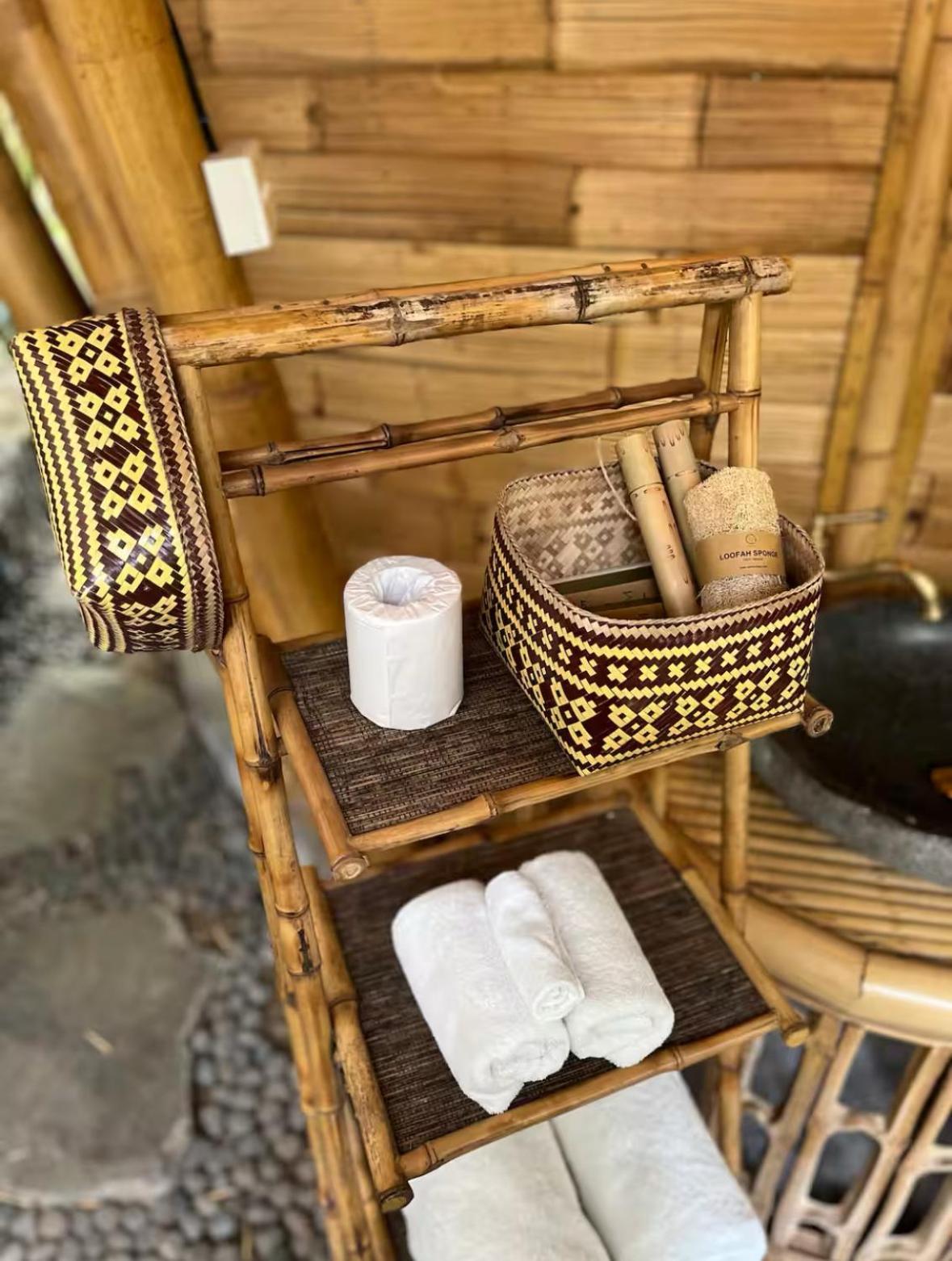 Villa Wahem Eco Bamboo - Magical Bamboo House Ubud Exterior foto