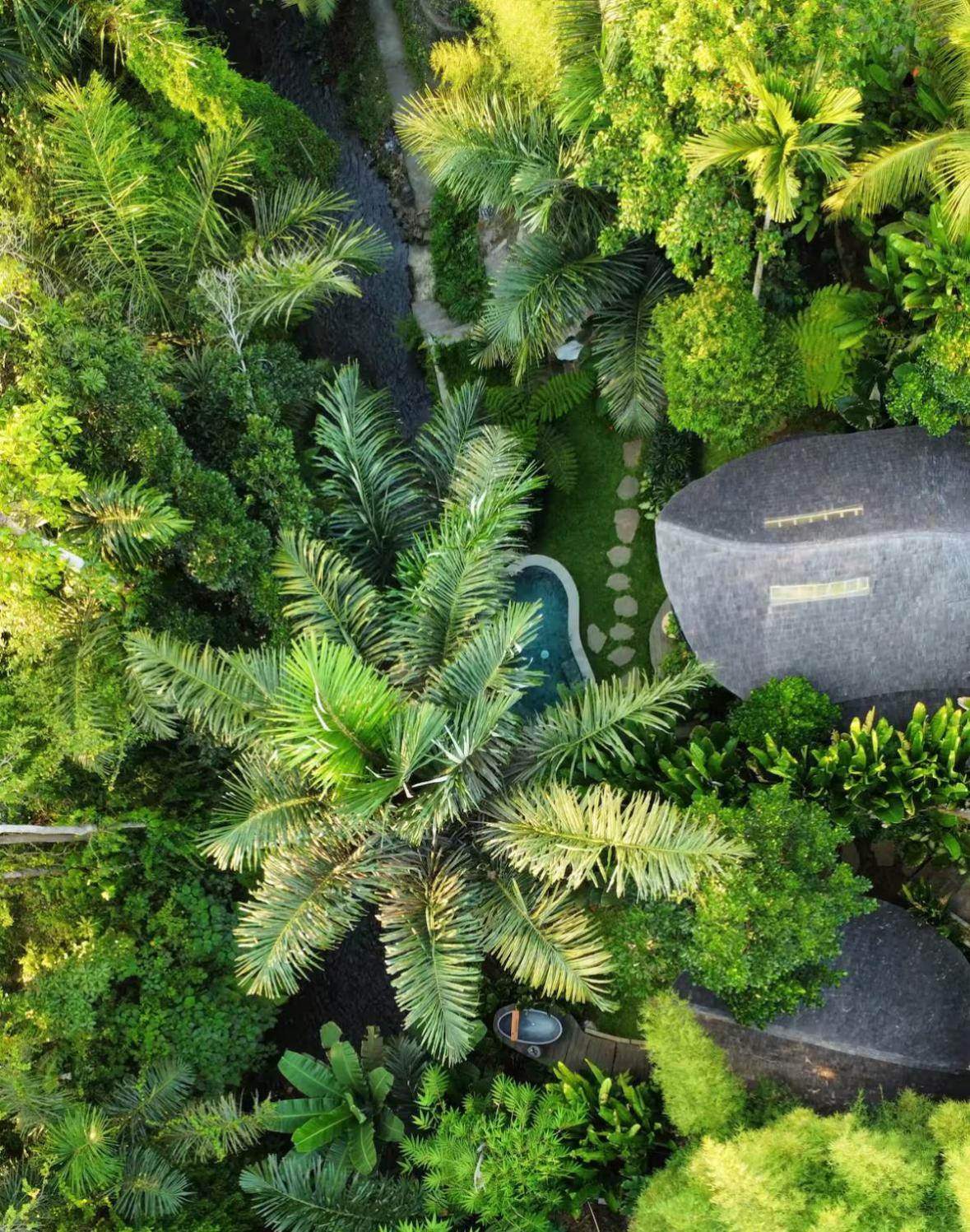 Villa Wahem Eco Bamboo - Magical Bamboo House Ubud Exterior foto