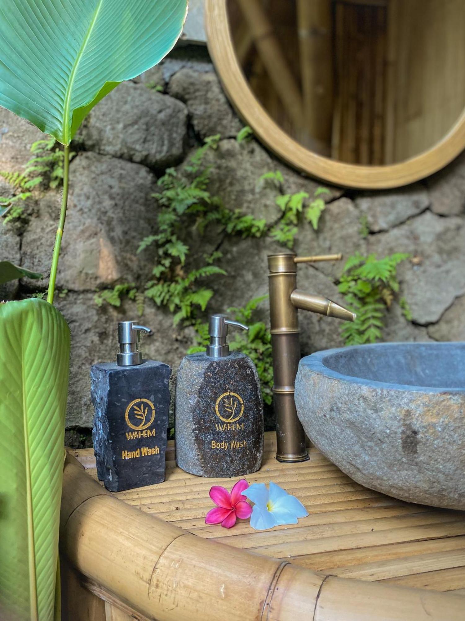 Villa Wahem Eco Bamboo - Magical Bamboo House Ubud Exterior foto