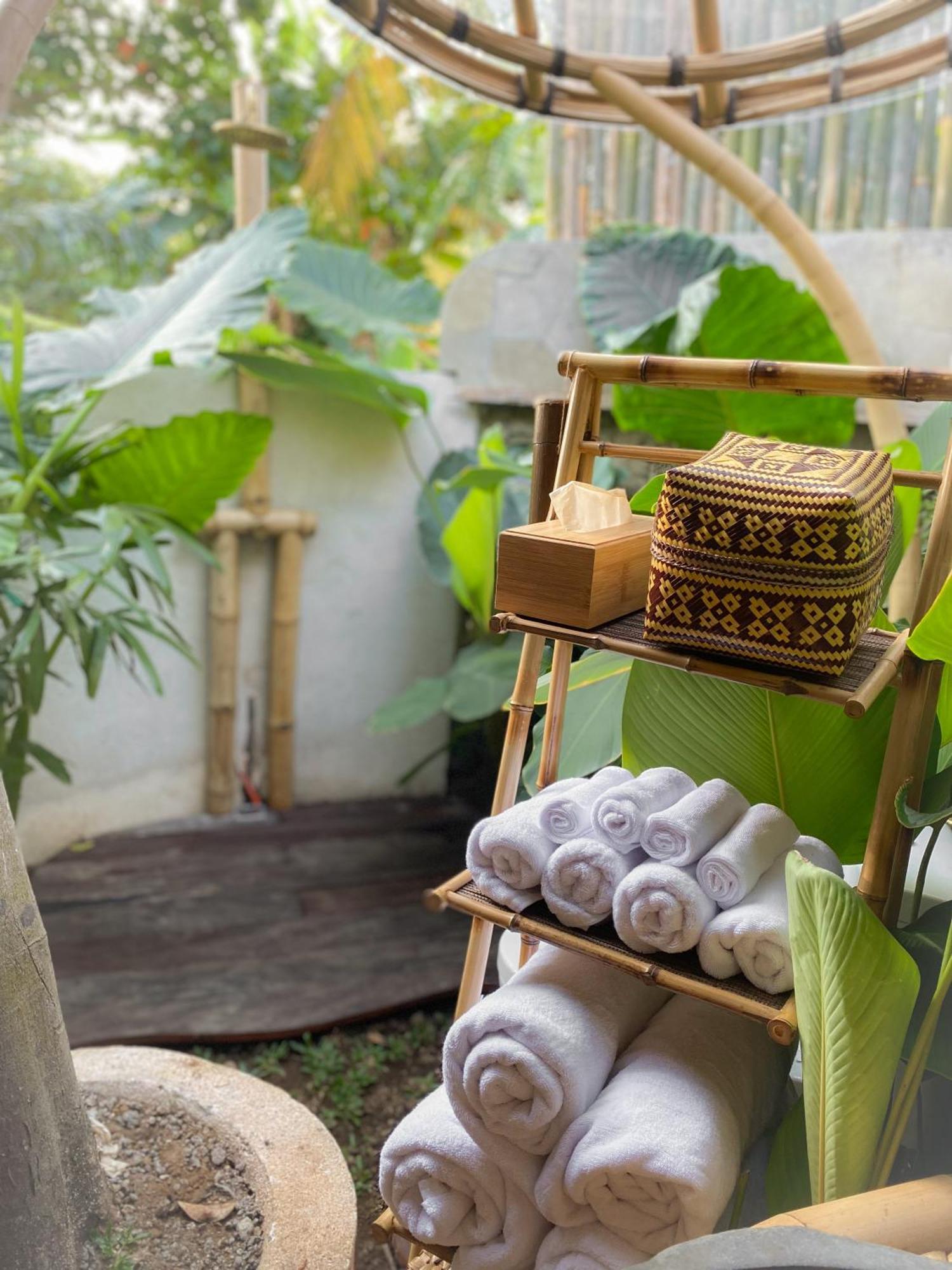 Villa Wahem Eco Bamboo - Magical Bamboo House Ubud Exterior foto