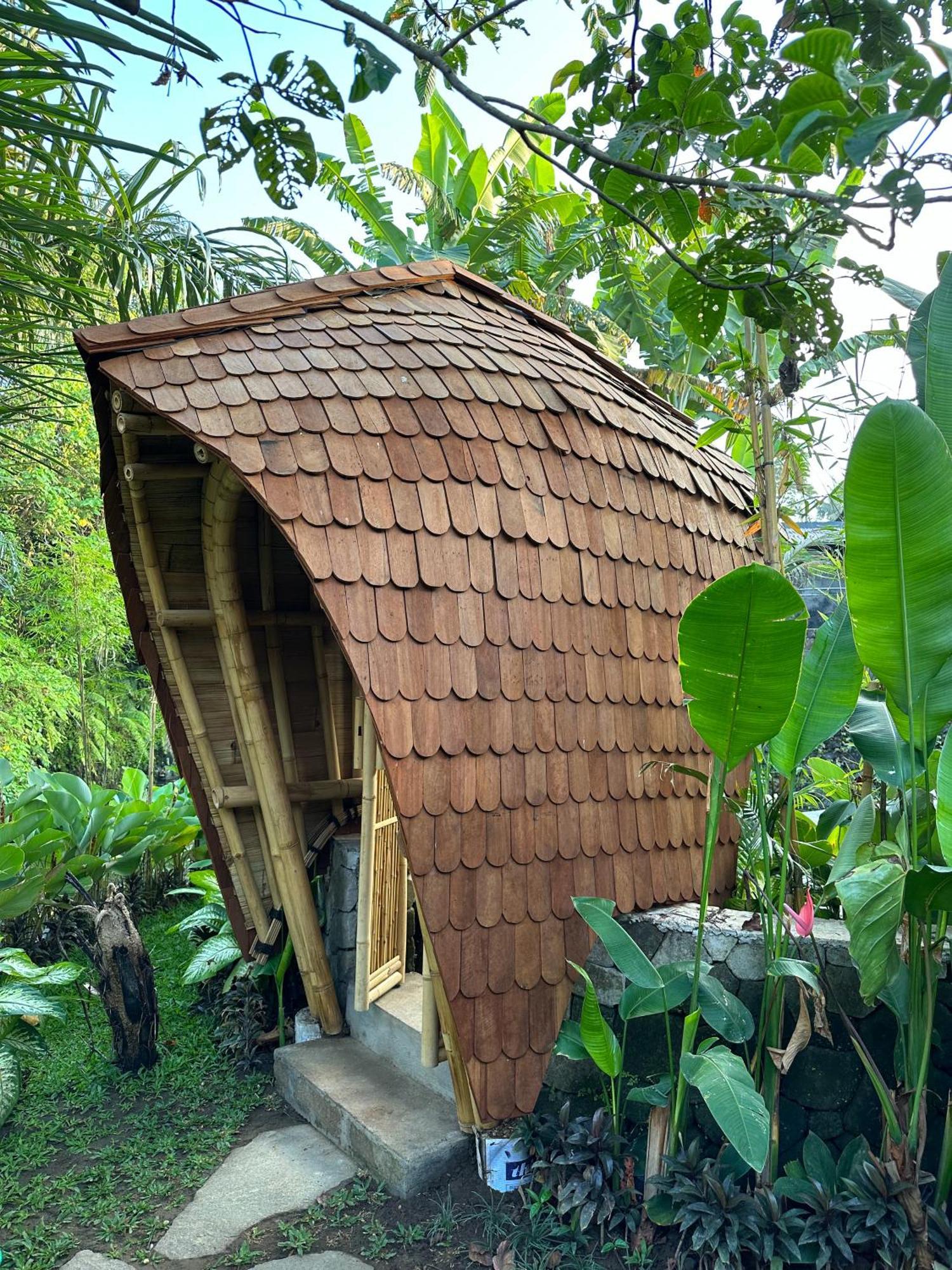 Villa Wahem Eco Bamboo - Magical Bamboo House Ubud Exterior foto