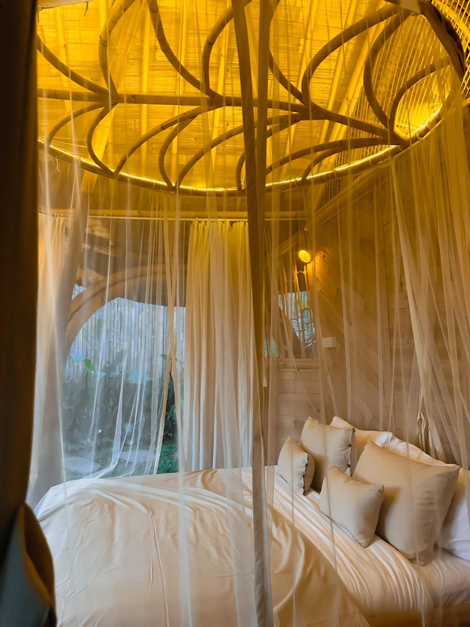Villa Wahem Eco Bamboo - Magical Bamboo House Ubud Exterior foto