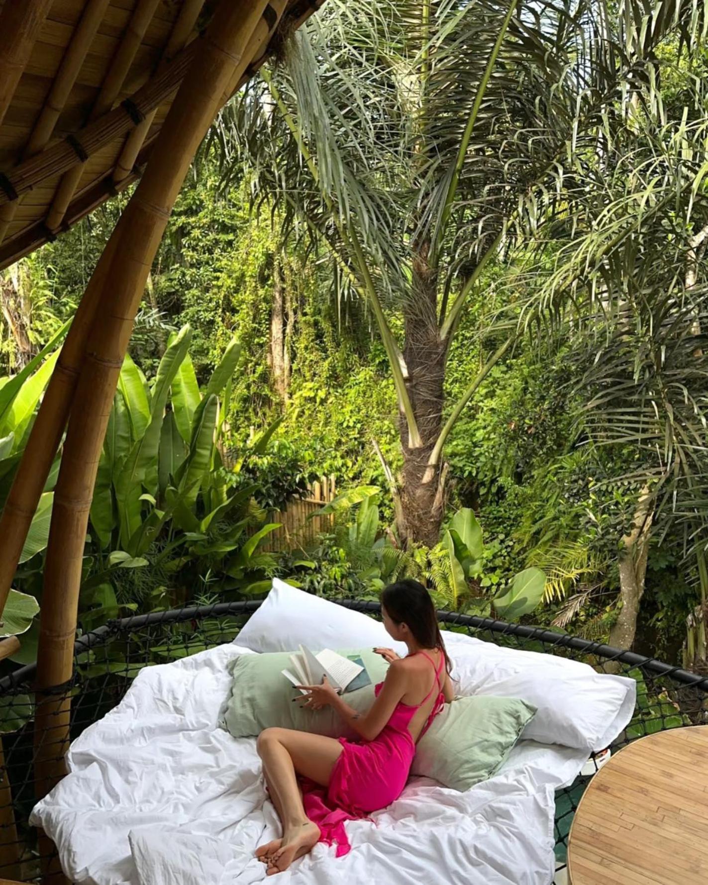 Villa Wahem Eco Bamboo - Magical Bamboo House Ubud Exterior foto
